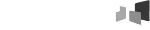 Abstract header logo: a black horizontal band across the top with gray stepped shapes on the right side.